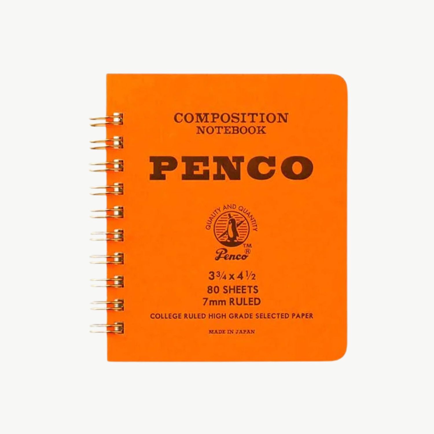 Penco Coil Notebook orange small