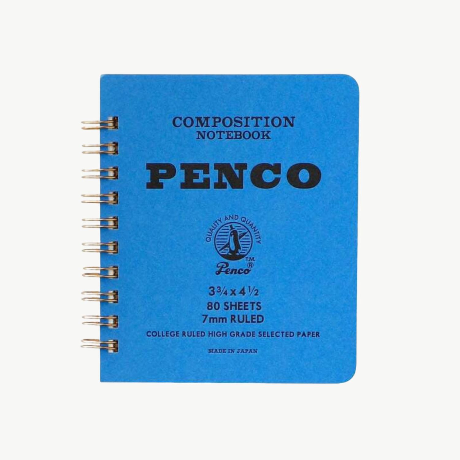 Penco Coil Notebook blue small