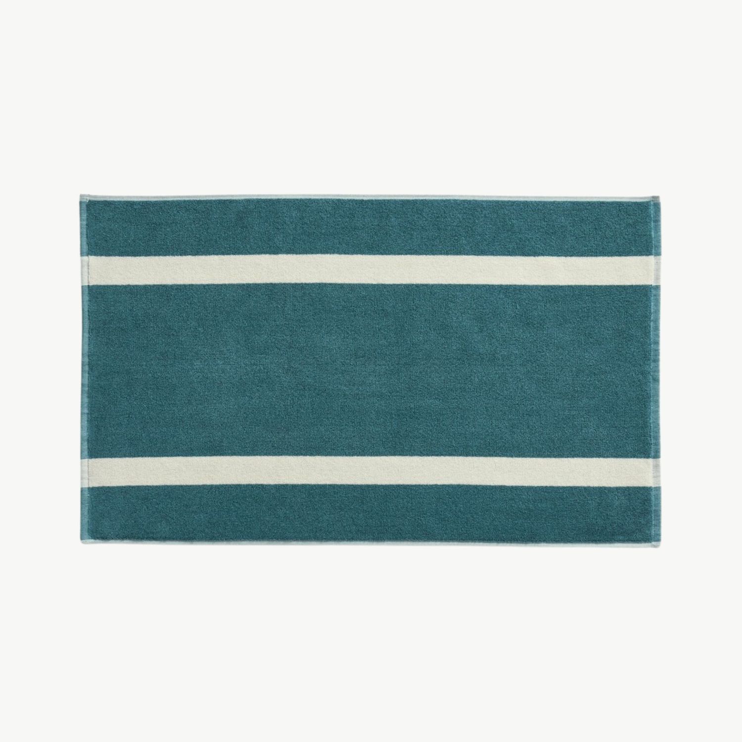 HAY Stripe badmat petrol blue 50x80cm