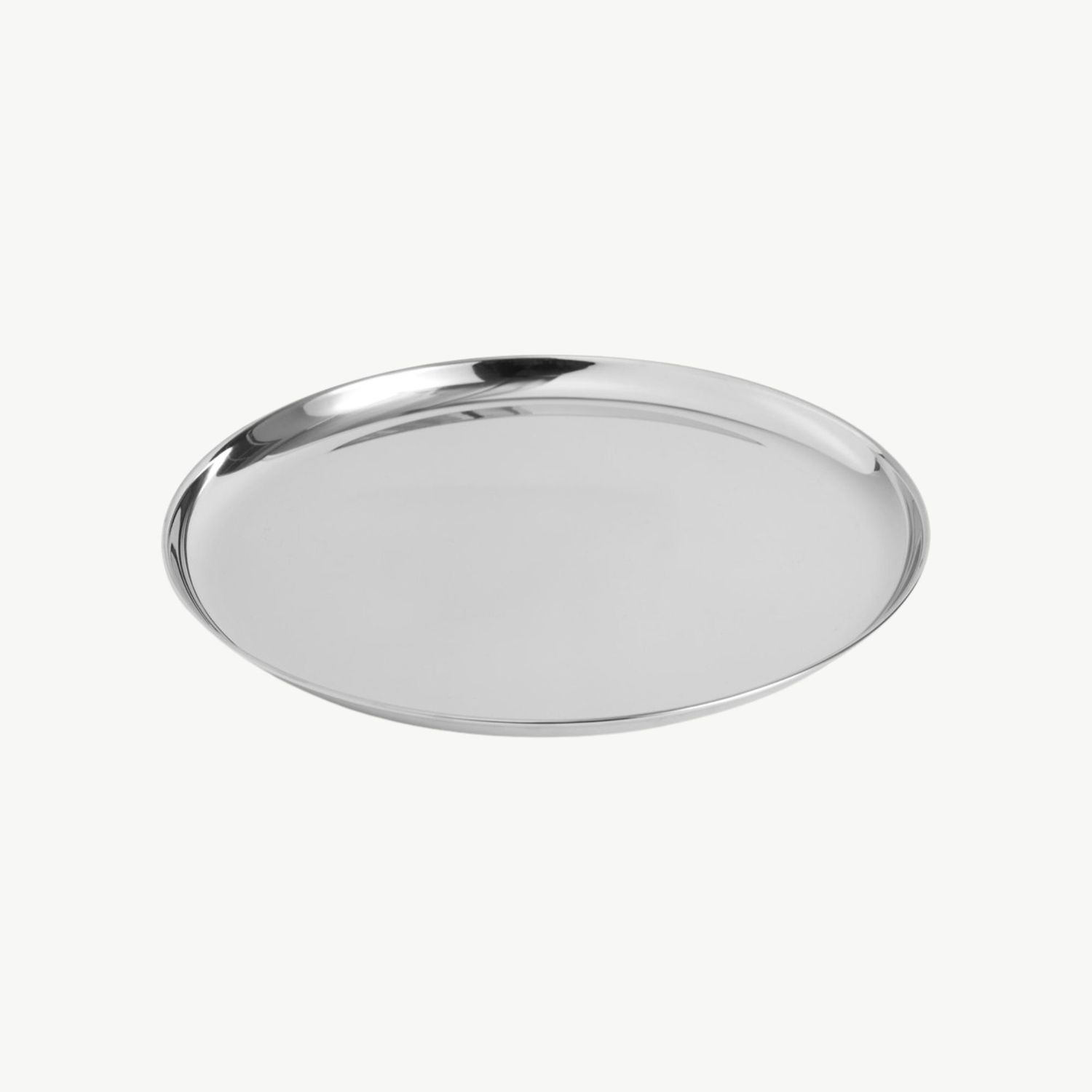 HAY Essential Steel round dish medium RVS