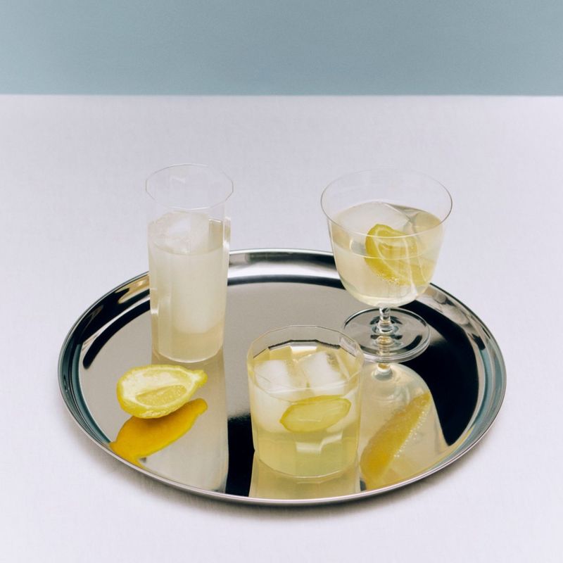 HAY Essential Steel round dish medium RVS