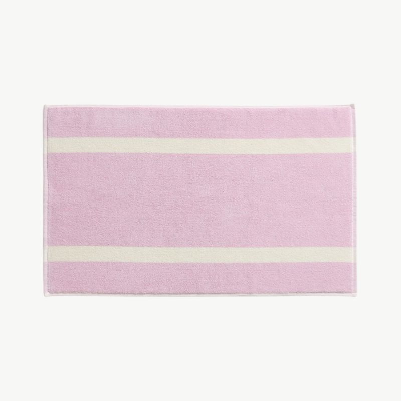 HAY Stripe badmat cool pink 50x80cm