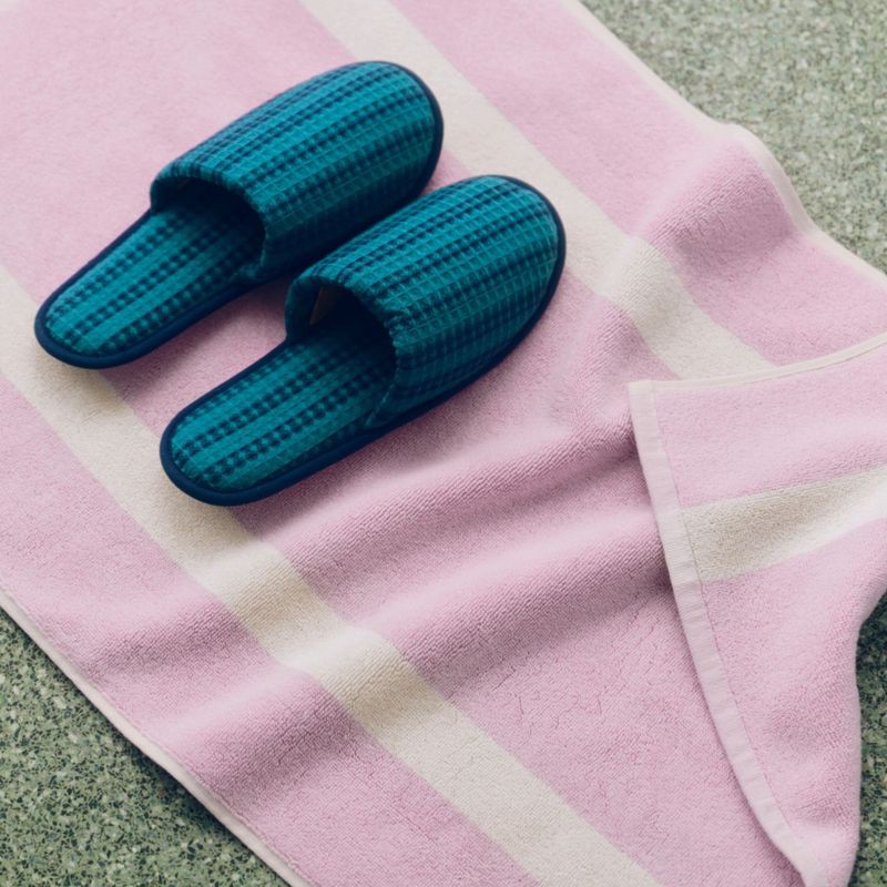 HAY Stripe badmat cool pink 50x80cm