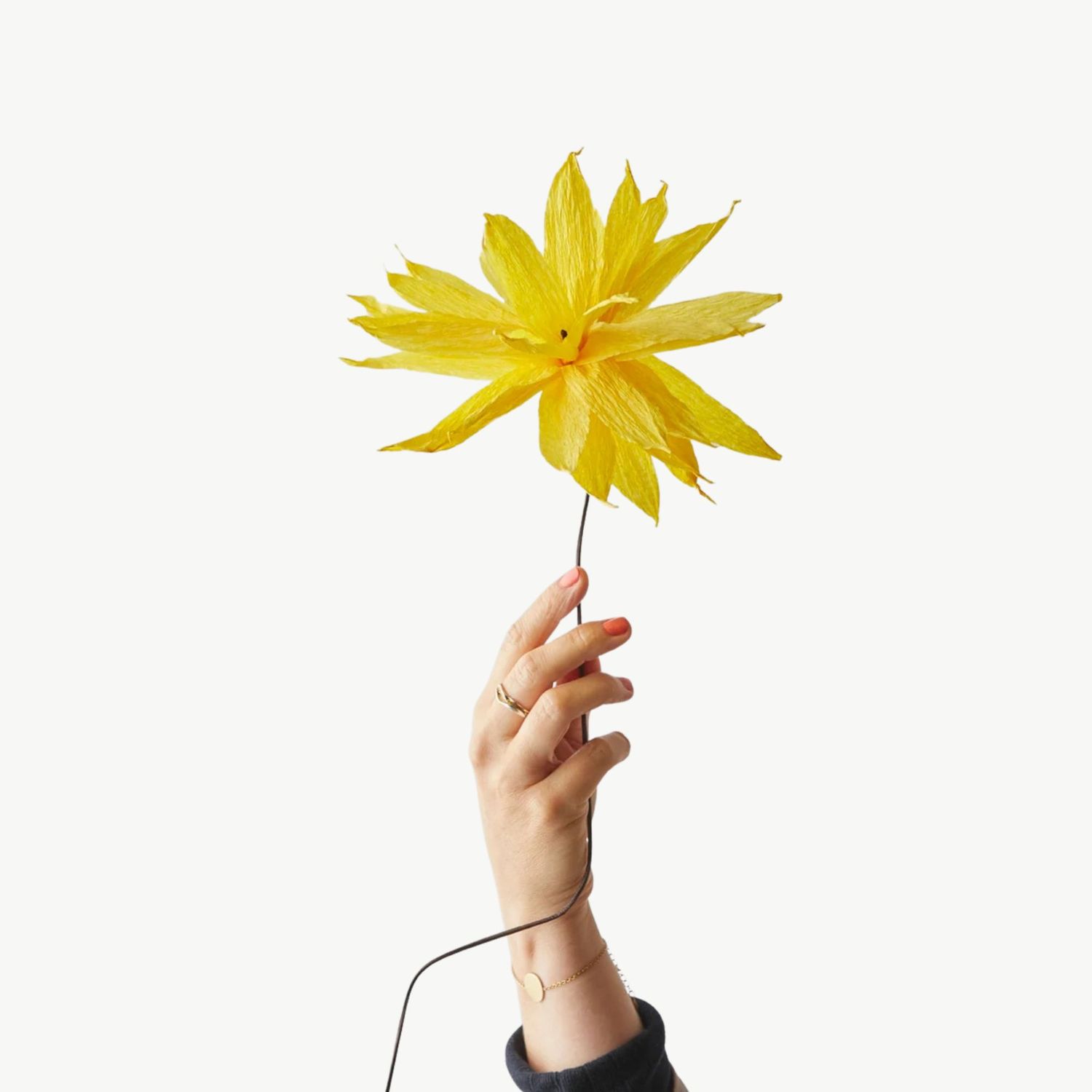 STUDIO ABOUT Paper Flower Shooting Star Yellow