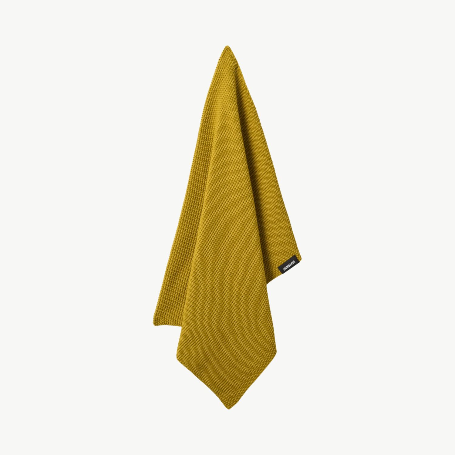 HUMDAKIN Organic Knitted handdoek olive oil