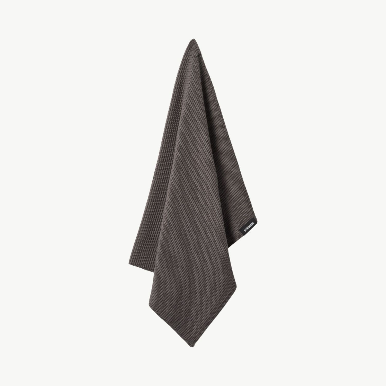 HUMDAKIN Organic Knitted handdoek steel grey
