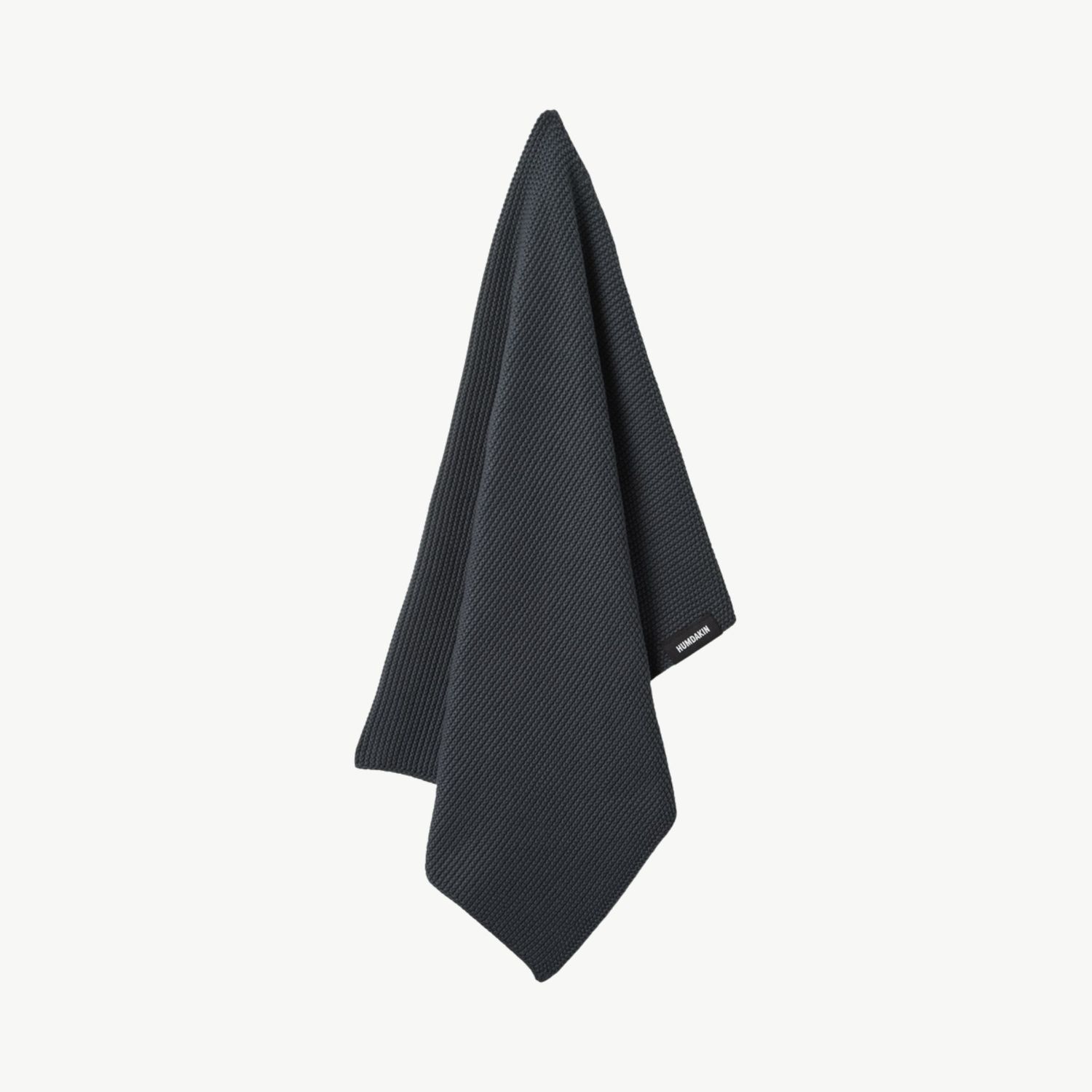 HUMDAKIN Organic Knitted handdoek asphalt