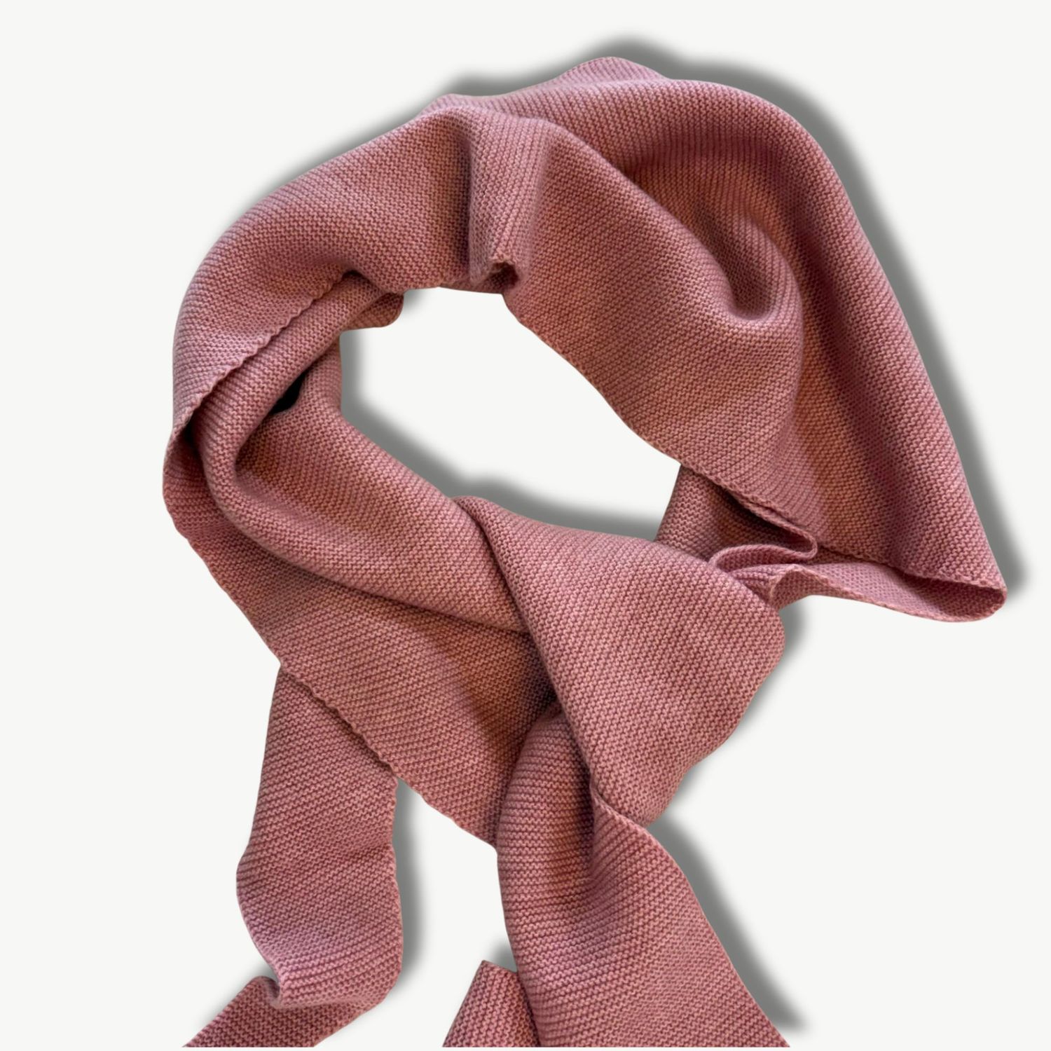 BYBJOR Large Scarf Wool vintage pink melange
