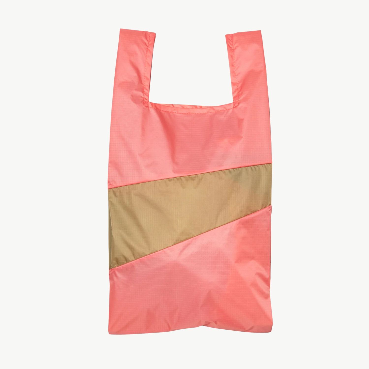 SUSAN BIJL The New Shoppingbag Coral &amp; Moss large