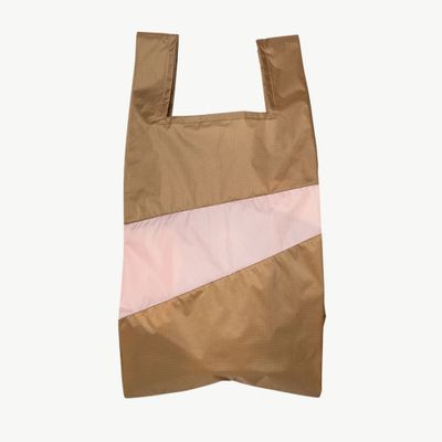 SUSAN BIJL The New Shoppingbag Camel &amp; Tone large