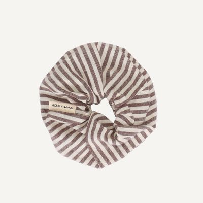 MONK &amp; ANNA Scrunchie Stripes Mocha