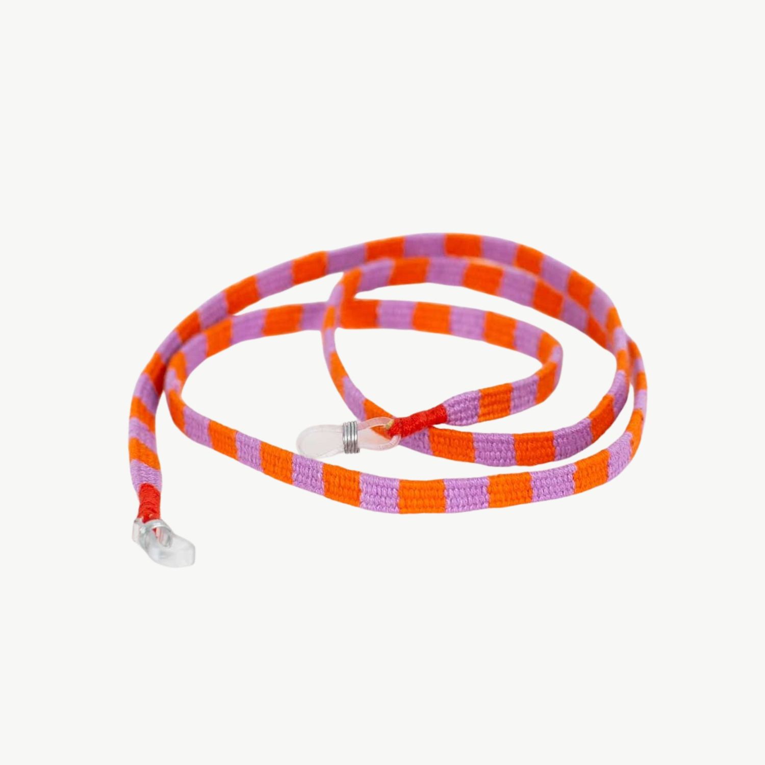 A WORLD OF CRAFT Eye brillenkoord lilac-oranje