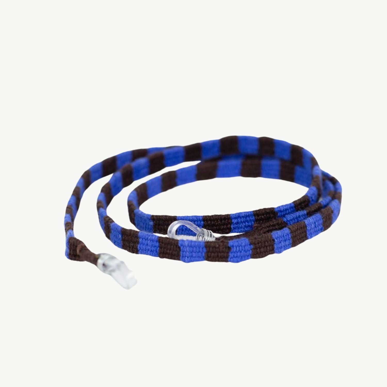 A WORLD OF CRAFT Eye brillenkoord blauw-bruin