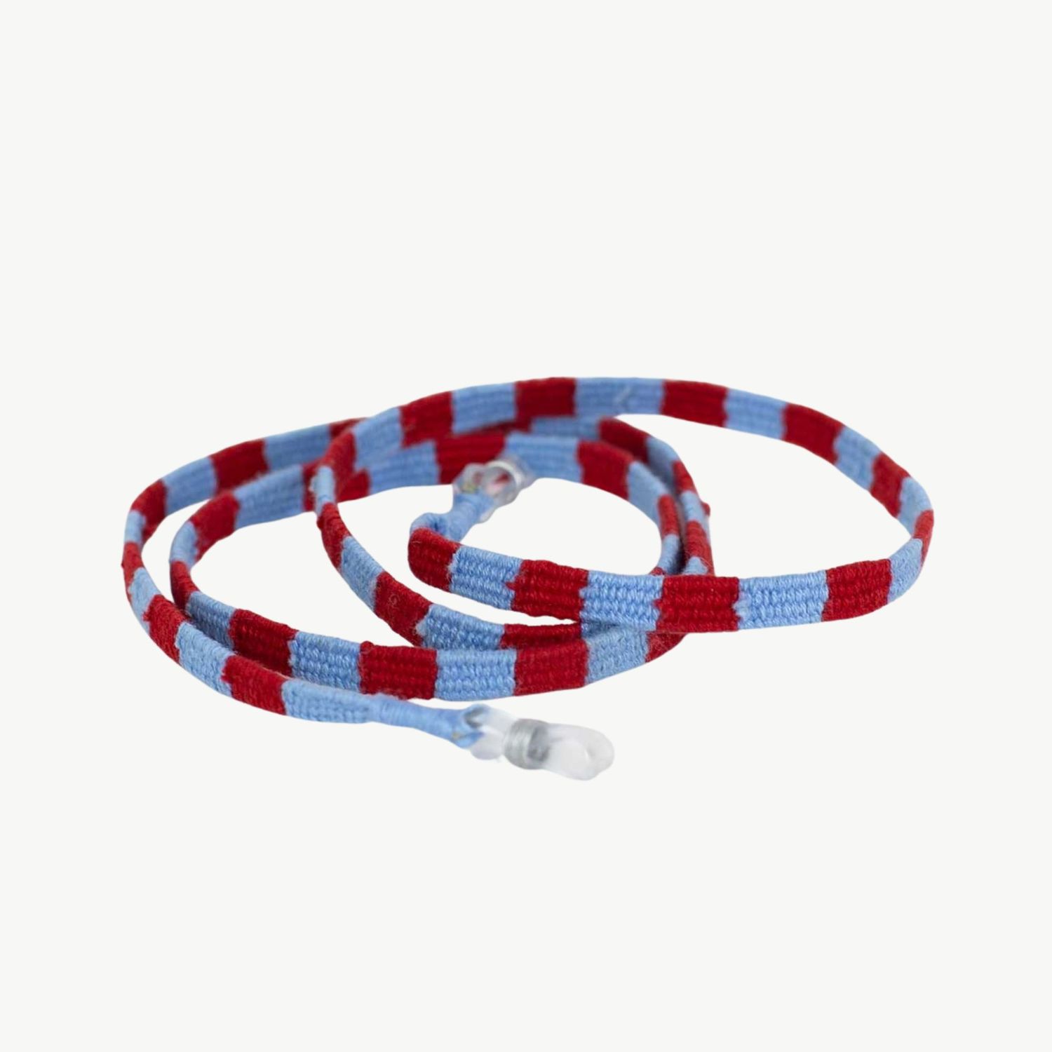 A WORLD OF CRAFT Eye brillenkoord rood-blauw