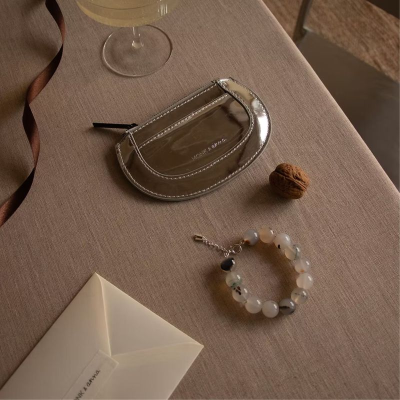 MONK &amp; ANNA Coin Wallet zilver