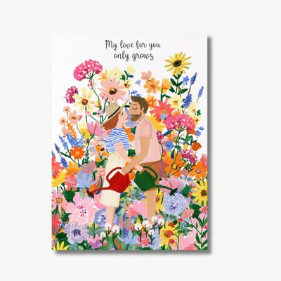 Postcard Love Grow