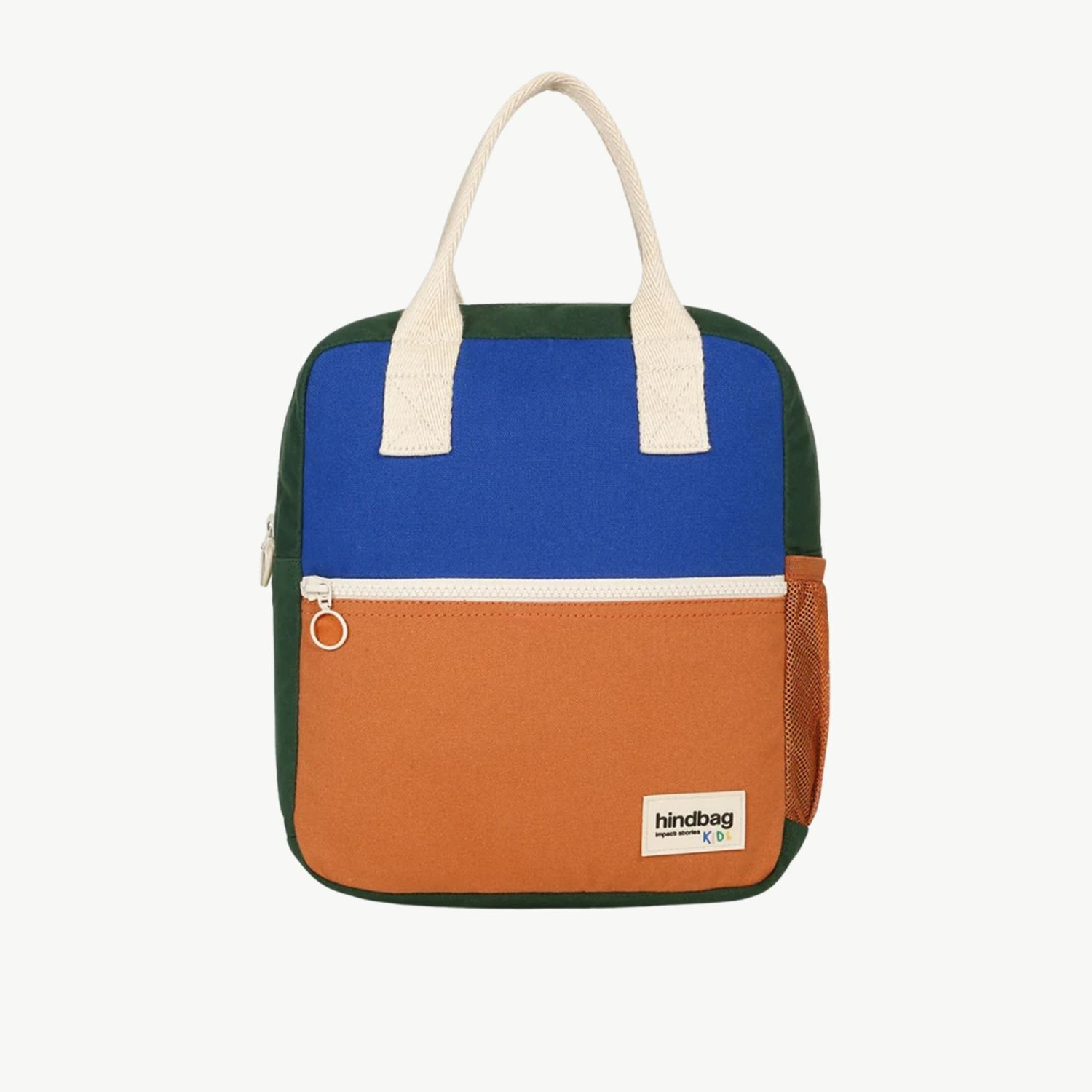 HINDBAG Arthur rugtas cobalt blauw-sienna