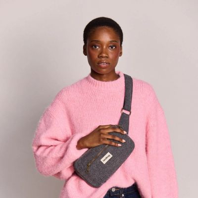 HINDBAG Harry schoudertas donkergrijs denim