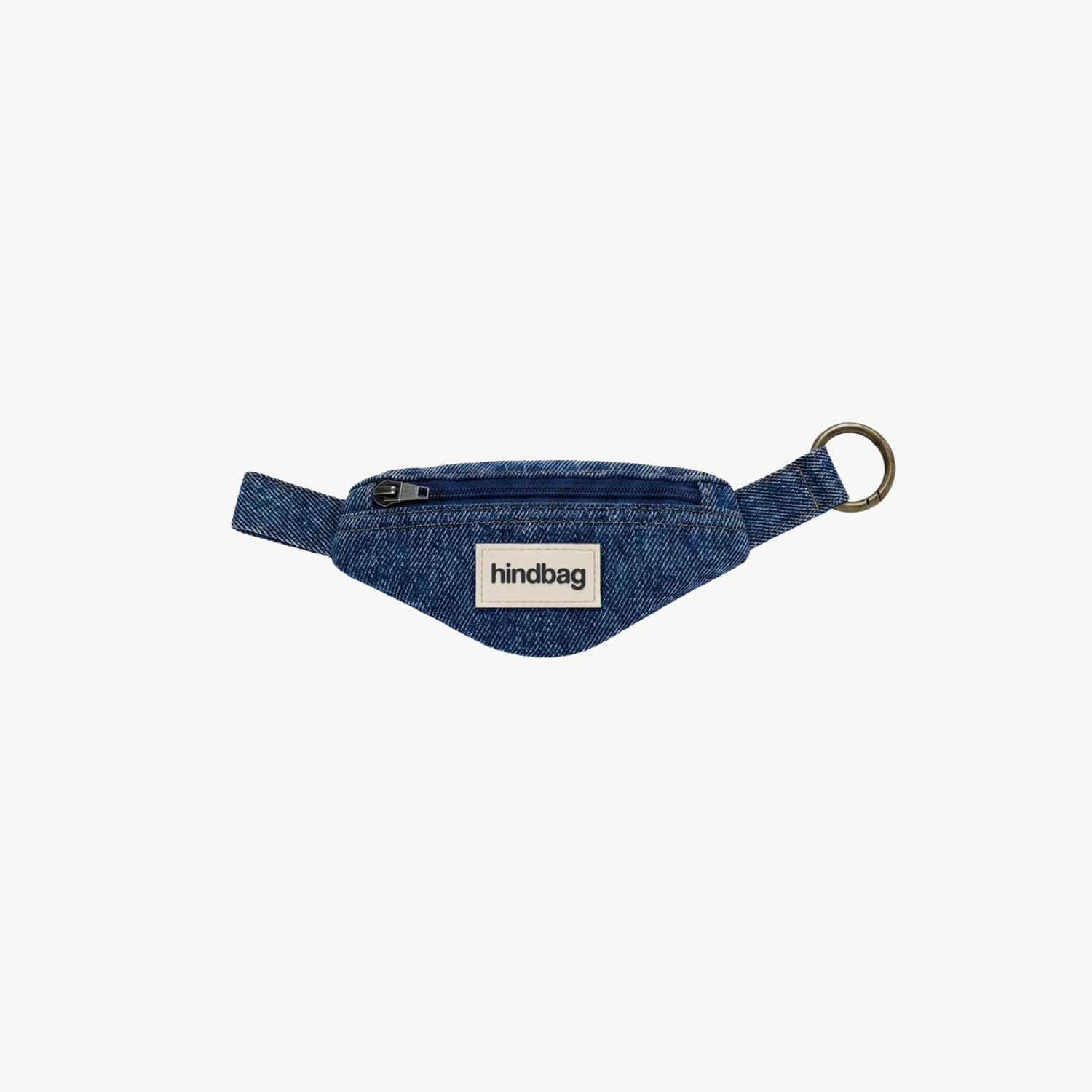 HINDBAG Côme sleutelhanger donkerblauw denim