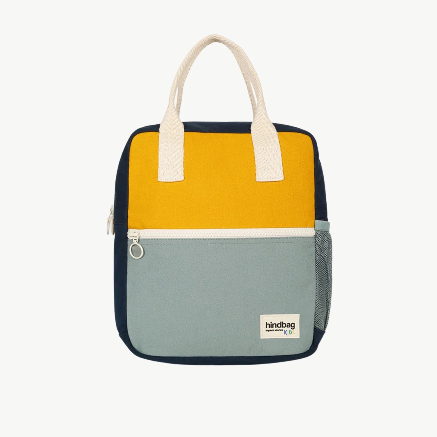 HINDBAG Arthur rugtas geel-salie groen