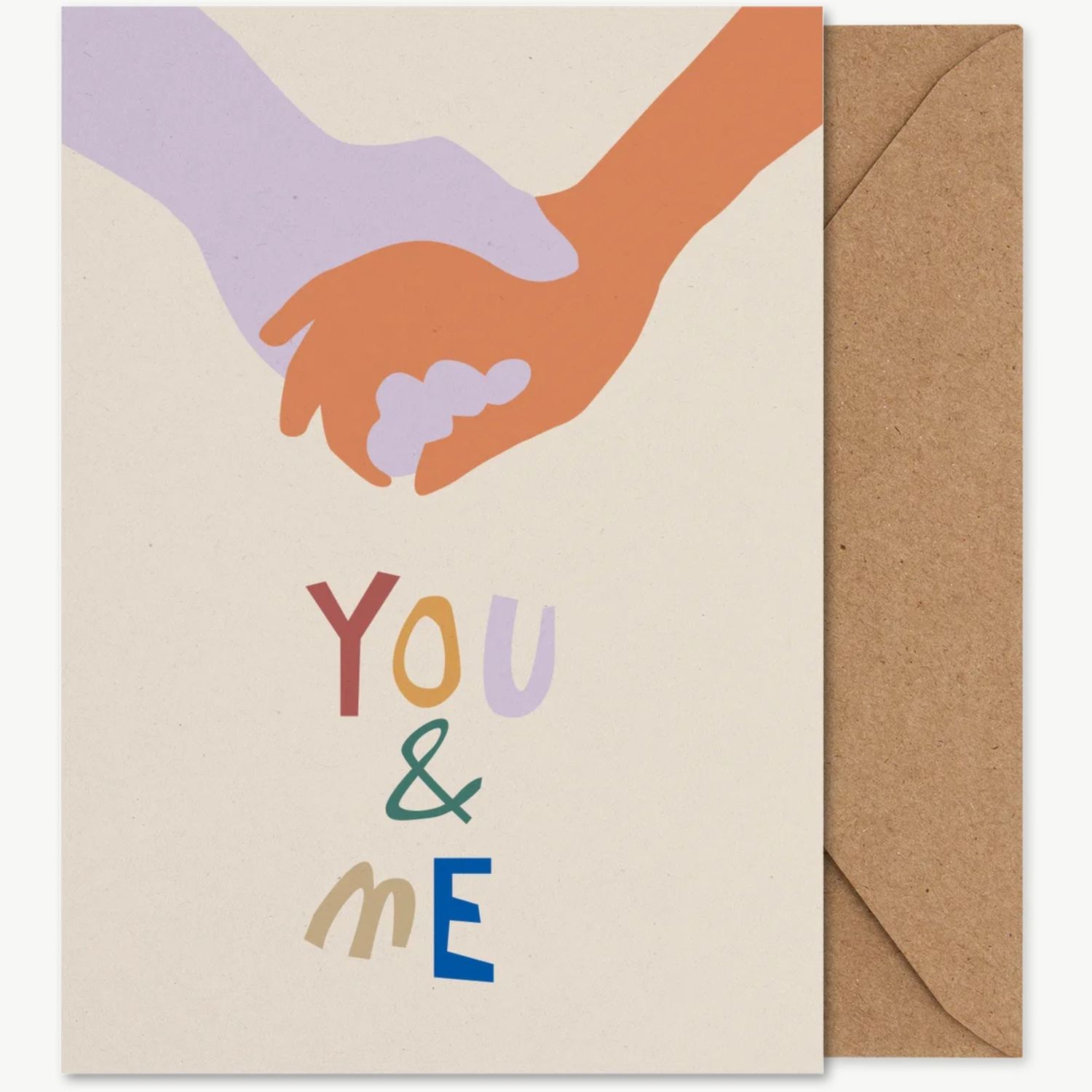 PAPER COLLECTIVE You &amp; Me wenskaart