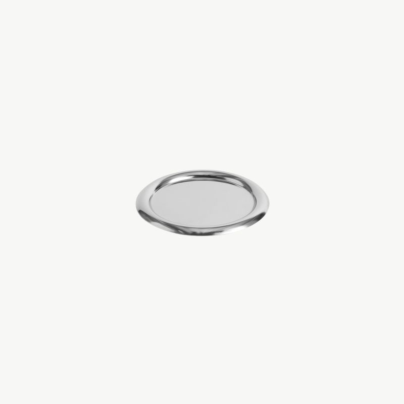 HAY Essential Steel round dish small RVS