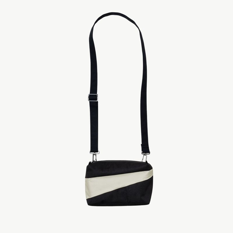SUSAN BIJL The New Bum Bag Black &amp; Cloud Small