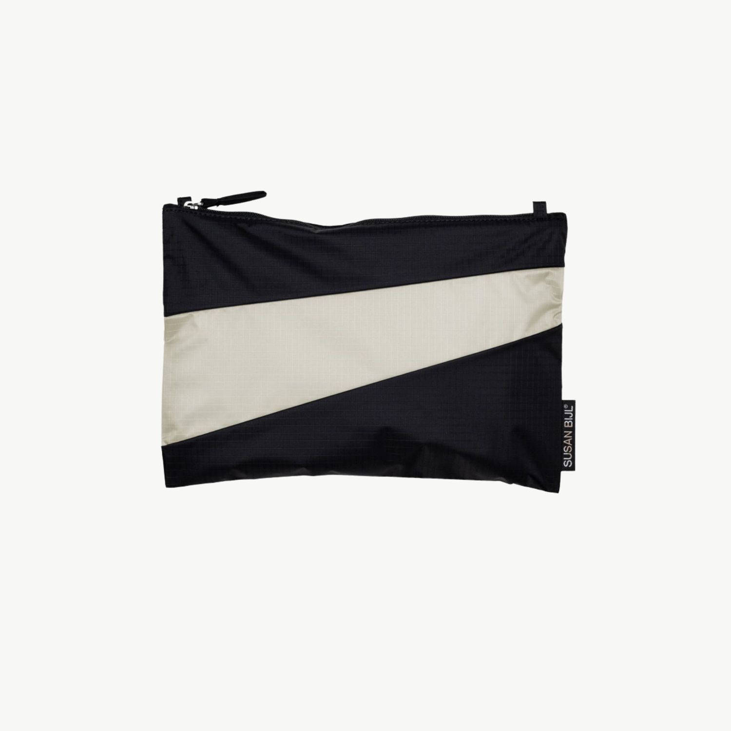 SUSAN BIJL The New Pouch Black &amp; Cloud Medium