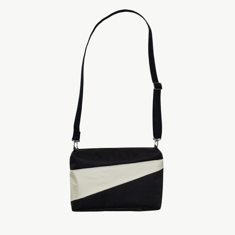 SUSAN BIJL The New Bum Bag Black &amp; Cloud Medium