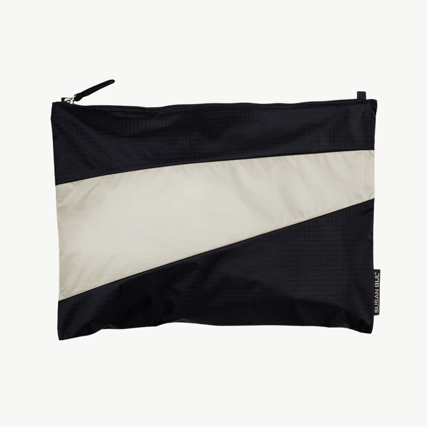 SUSAN BIJL The New Pouch Black &amp; Cloud Large