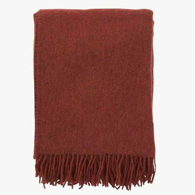 KLIPPAN Gotland plaid rust