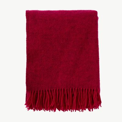 KLIPPAN Gotland plaid cerise
