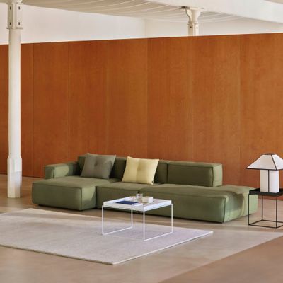 HAY Dot kussen Linnen Soft Yellow