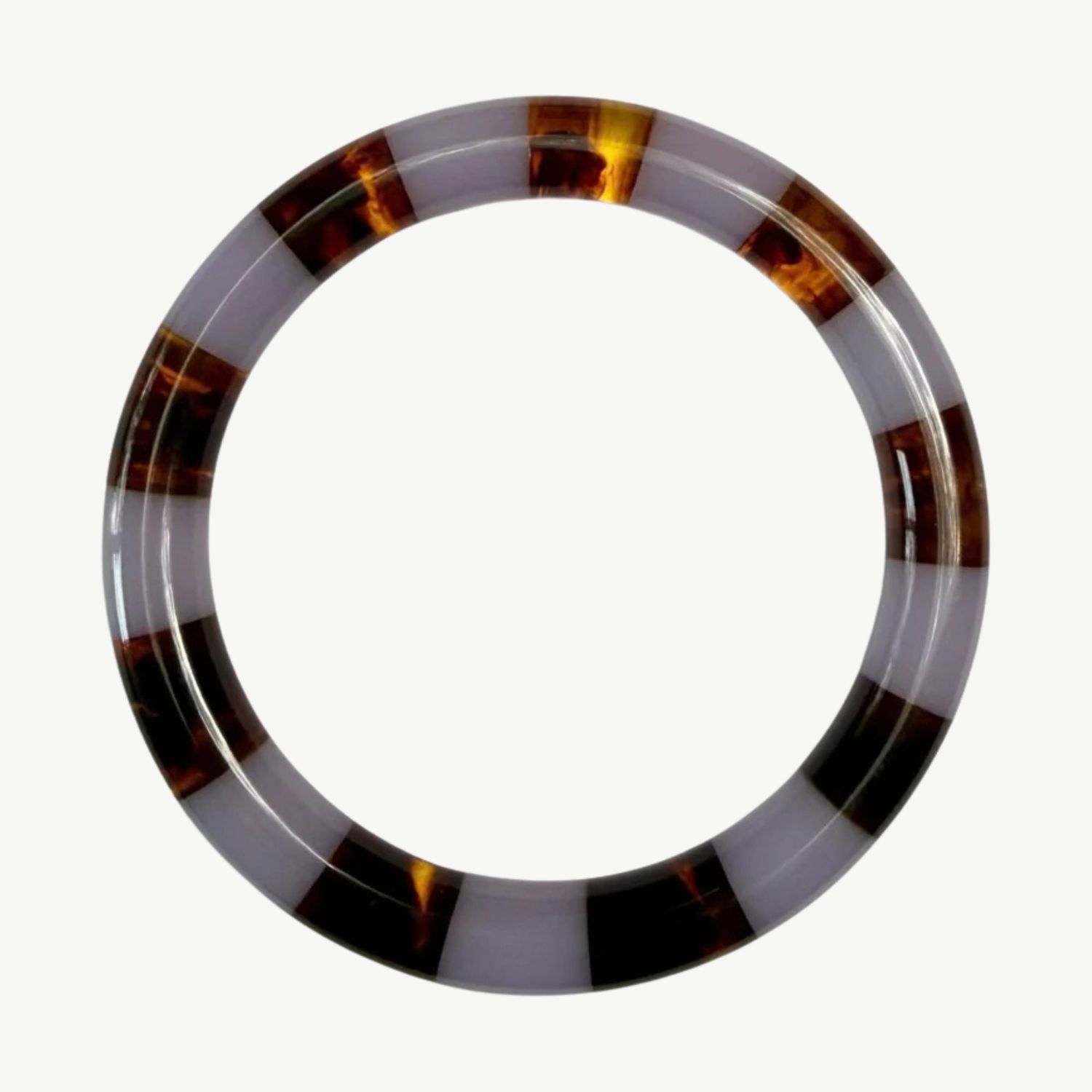 BYBJOR Autumn Stripe Bangle armband lila-brown