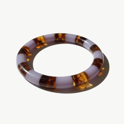 BYBJOR Autumn Stripe Bangle armband lila-brown