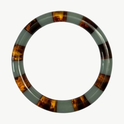 BYBJOR Autumn Stripe Bangle armband greyblue-brown