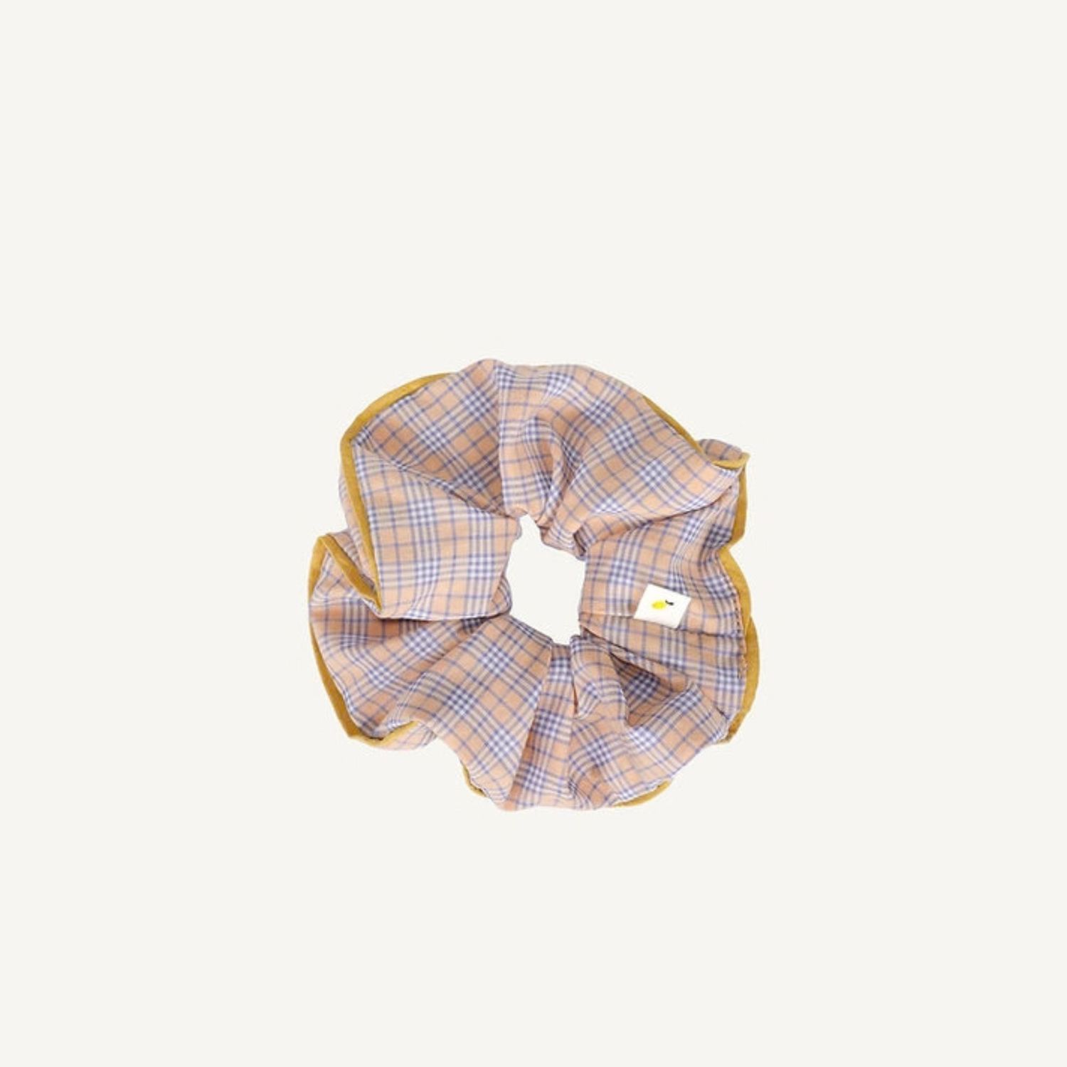 STICKY LEMON Scrunchie Lemon Tree tartan sunrise &amp; sky