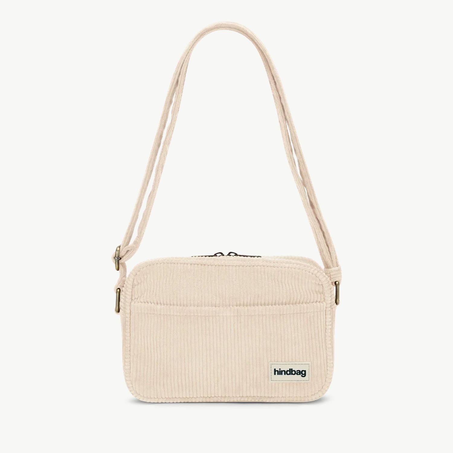 HINDBAG Nino schoudertas Corduroy Creme