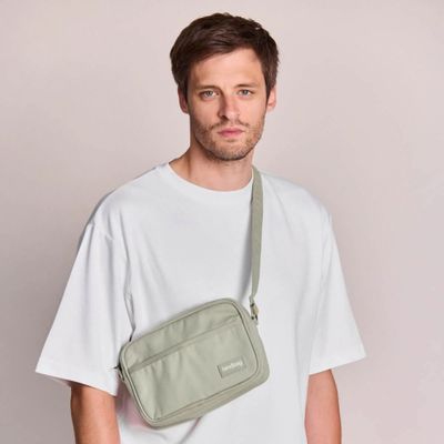 HINDBAG Nino schoudertas Clay