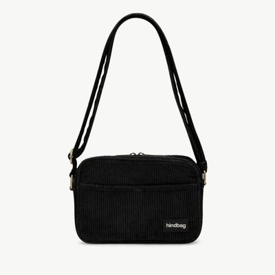 HINDBAG Nino schoudertas Corduroy Black
