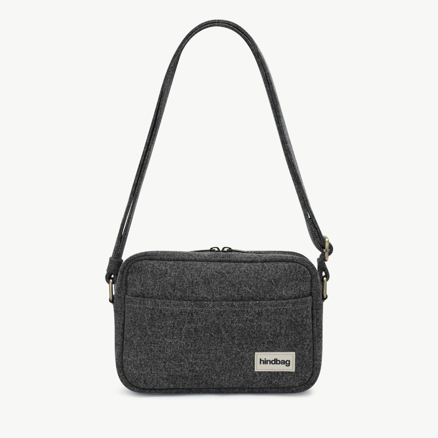 HINDBAG Nino schoudertas Grey Denim