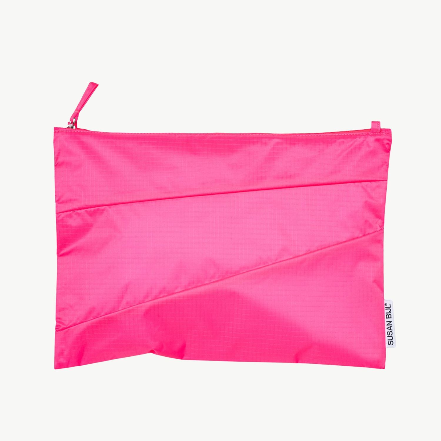SUSAN BIJL The New Pouch Fluo Pink Large