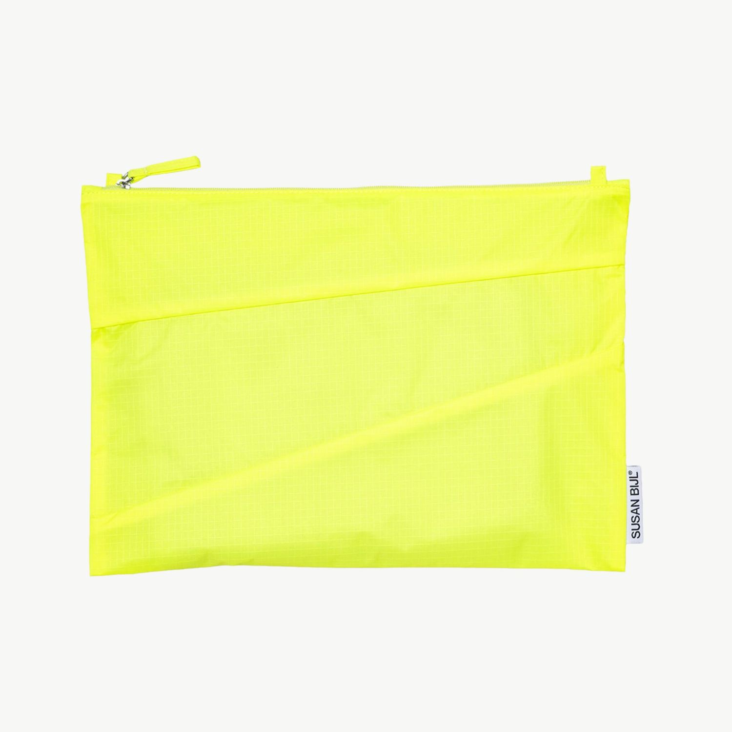 SUSAN BIJL The New Pouch Fluo Yellow Large