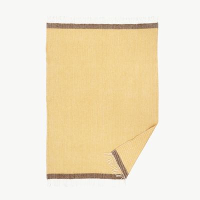 KLIPPAN Rib plaid Butter &amp; Chocolate