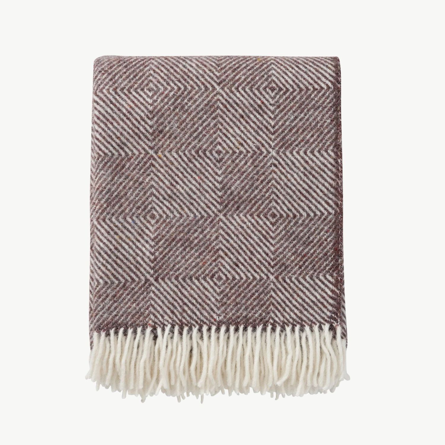 KLIPPAN Gooseye plaid Brown