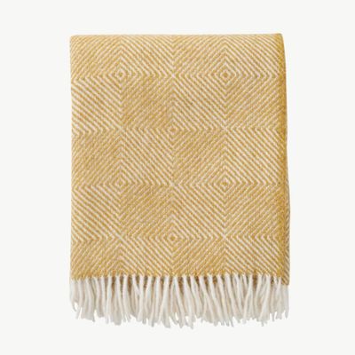 KLIPPAN Gooseye plaid Yellow