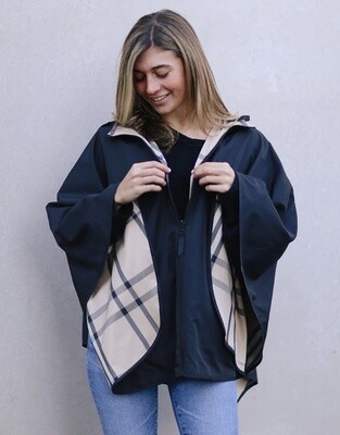 Reversible Rain Cape -One Size - 