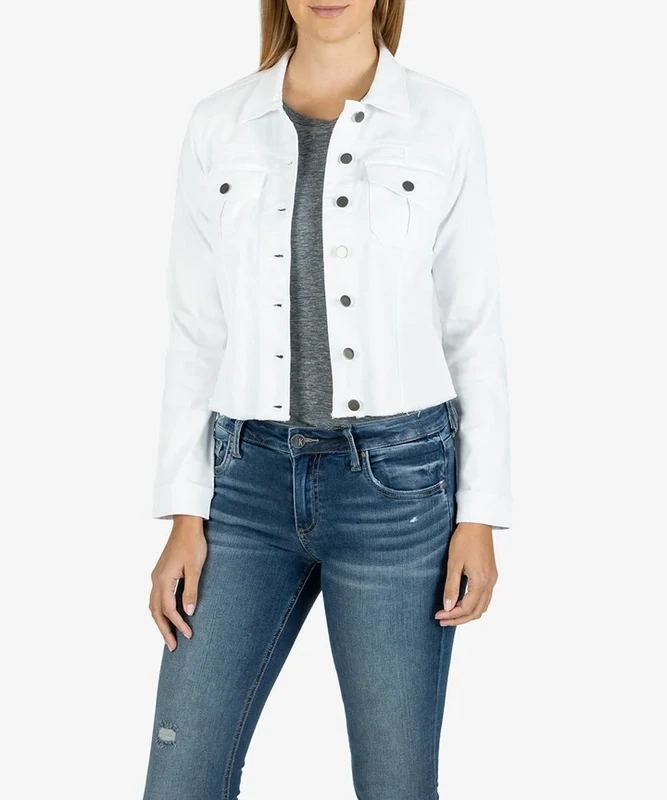 Kara Denim Jacket - White