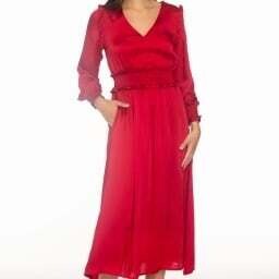 Hallie Dress - Red