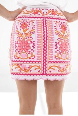 Gianni Embroidery Skirt-